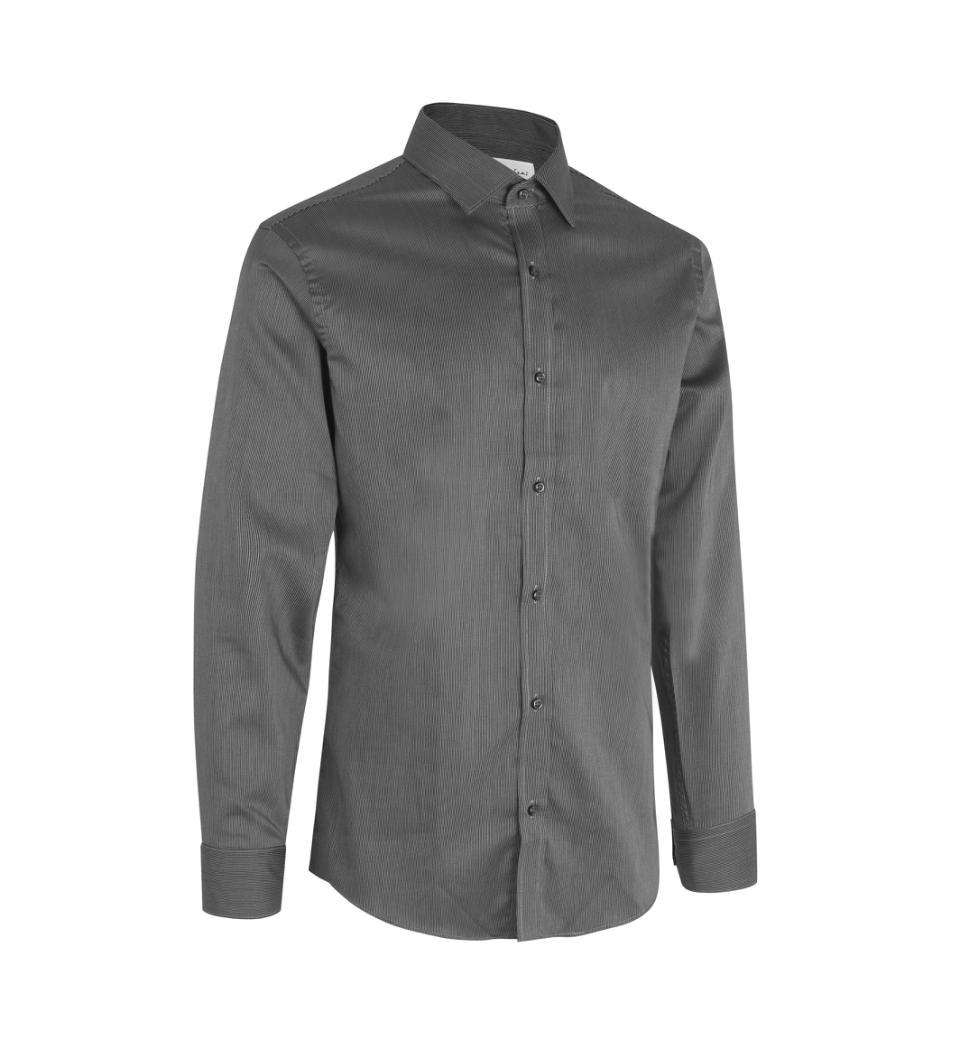 Seven Seas Skjorter ss20-mørkegrå_S - Bygholm Menswear